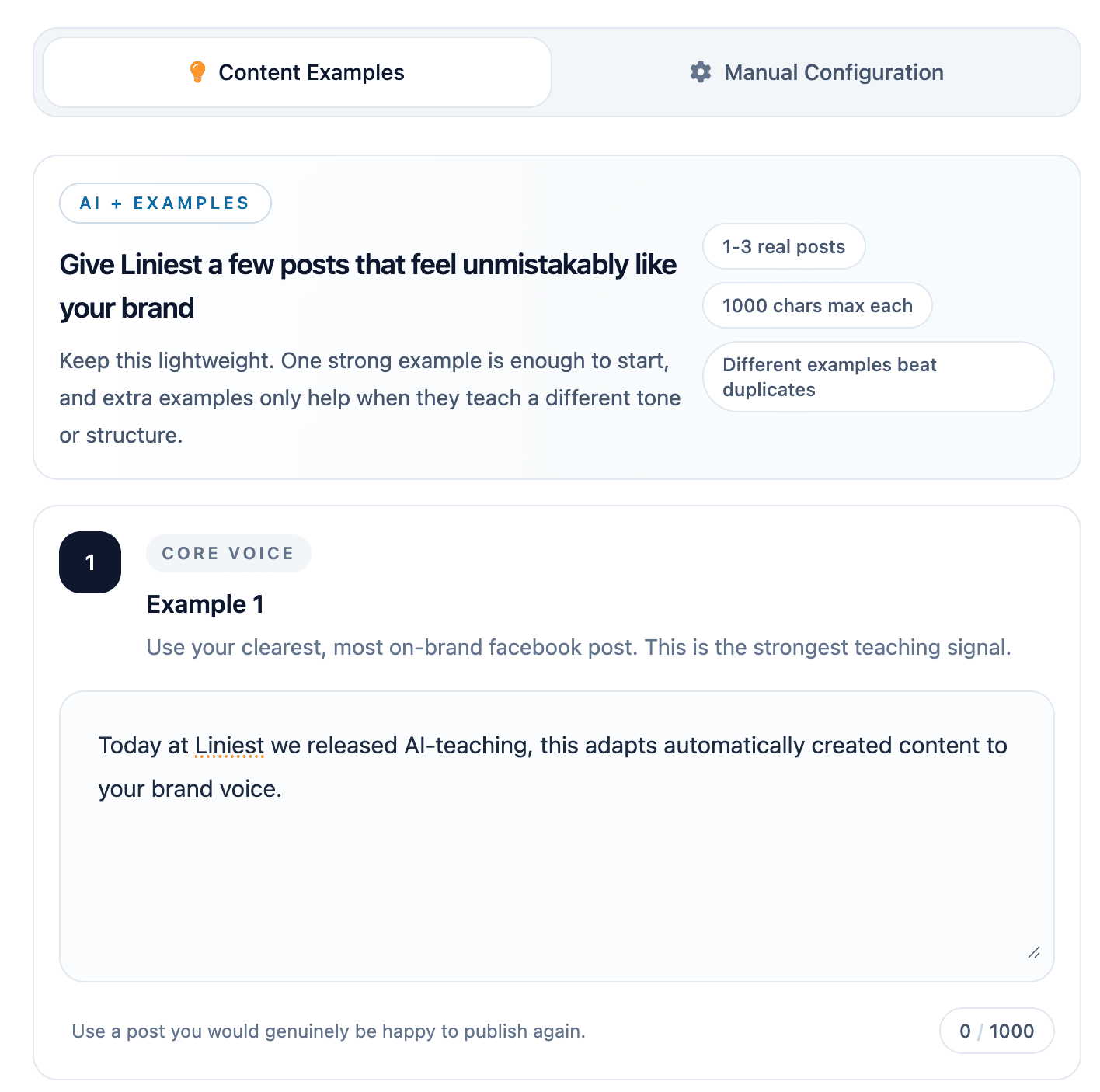 Generate the first draft with rules